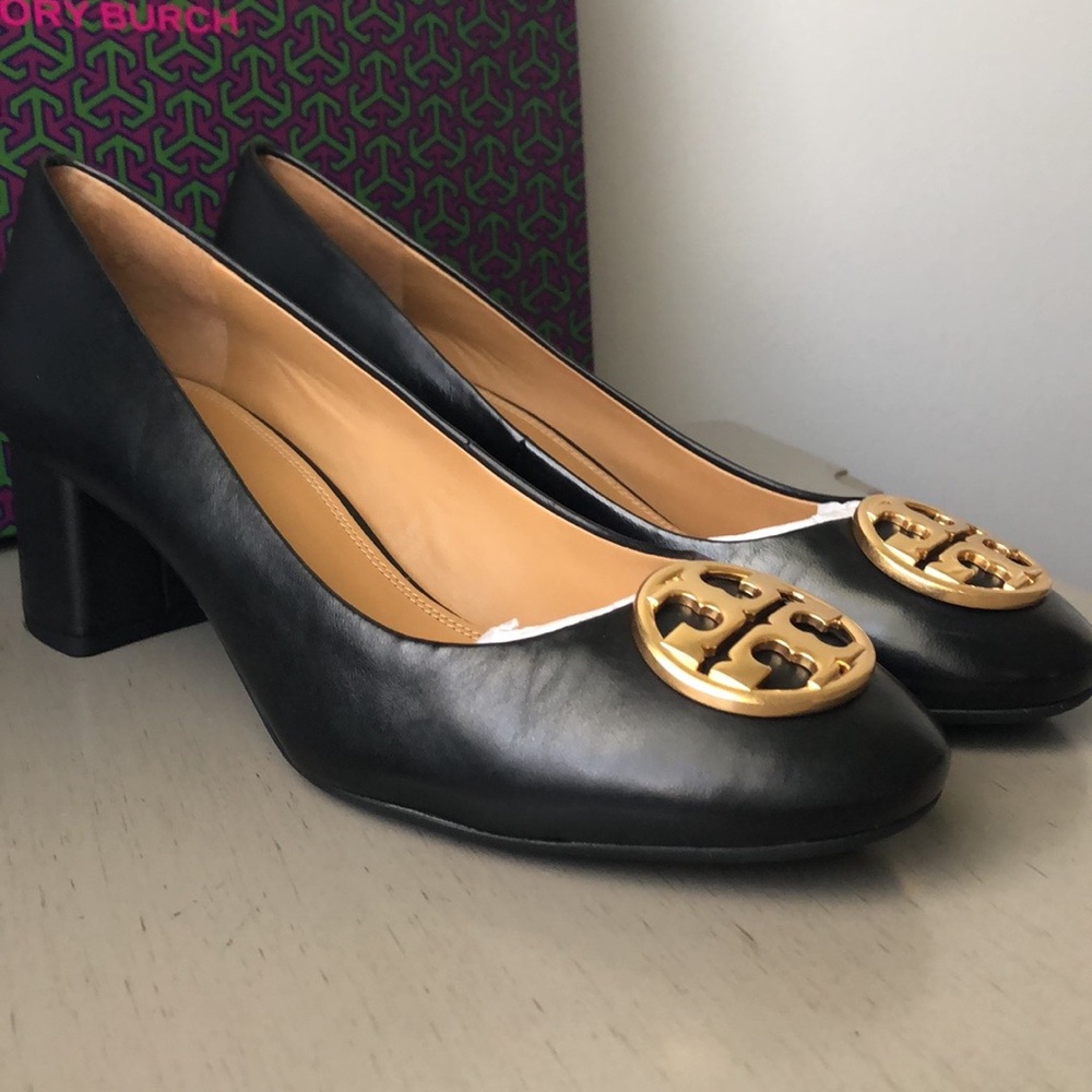 Tory Burch Leather Chelsea 50MM Pump Sz 9